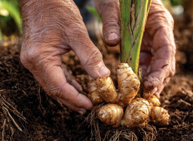 Jahe Gajah Karangtengah Lolos dari Ancaman Hama, Panen Besar di Ujung Mata Petani Bisa Tersenyum Lebar