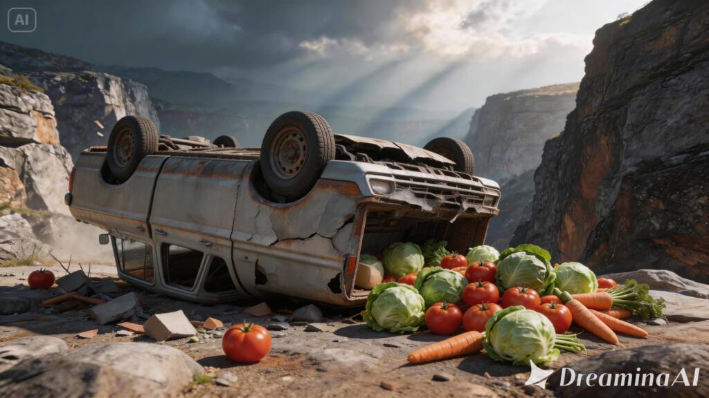 dreamina-2026-04-03-9336-Gambarkan ulang mobil pikap ini dalam ko...