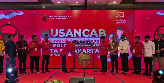 Dolfie Buka Musancab PDIP Solo, Konsolidasi Internal Jadi Fokus Hadapi 2029