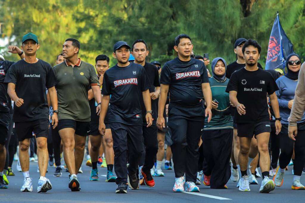 Koni Surakarta Gelar Event Sakputerrun Sekaligus Kukuhkan CDM Ketua Kontingen Porprov 2026