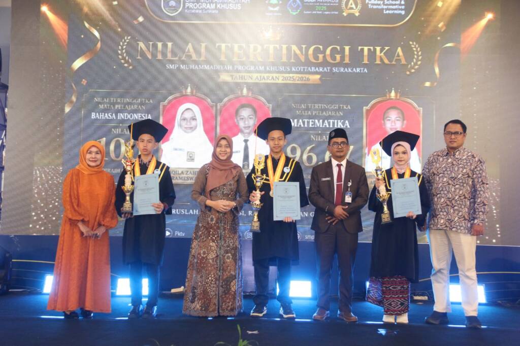 SMP Muhammadiyyah PK Kottabarat Menjadi Sekolah Terbaik di Solo, Raih Tes Kemampuan Akademik Tertinggi