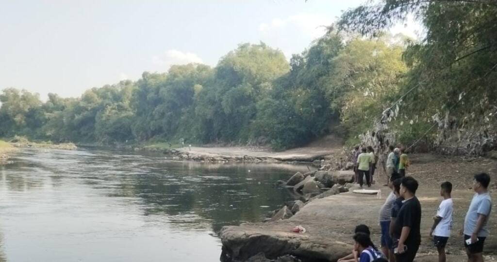 Seorang Pemuda Asal Tanon Hilang Tenggelam di Sungai Bengawan Solo Wilayah Desa Gawan Sragen