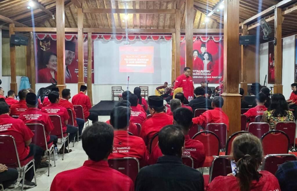 Momen Peristiwa Kelam Kudatuli, DPC PDIP Sragen Tegaskan Komitmen Demokrasi Konstitusional