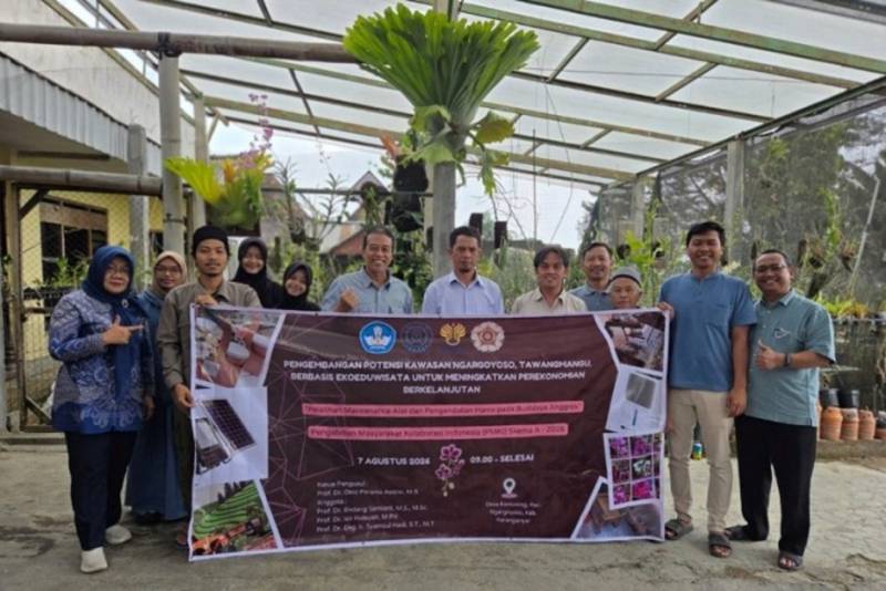 Kolaborasi UNS, UNNES, dan UGM Dorong Modernisasi UMKM Anggrek di Ngargoyoso, Tawangmangu Berbasis Ekoeduwisata Berkelanjutan