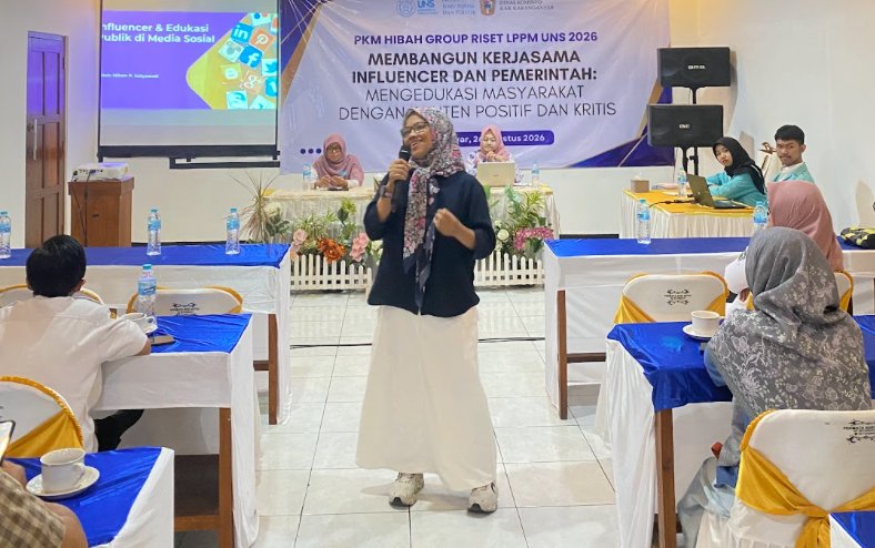 FISIP UNS & Diskominfo Karanganyar Perkuat Kolaborasi Pemerintah–Influencer Dukung SDGs 16 dan 17