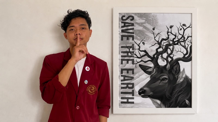 Angkat Isu Deforestasi, Poster Mahasiswa DKV ISI Surakarta Lolos Pameran Internasional