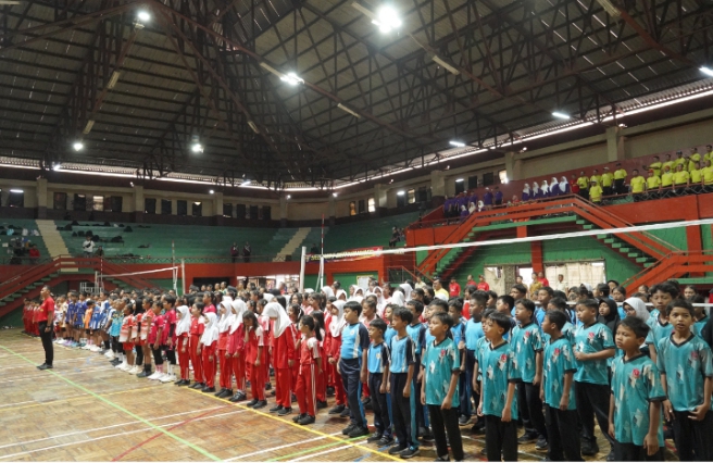 Turnamen Voli SD Wonogiri, Bibit Atlet Muda Mulai Diburu Sejak Usia Dini
