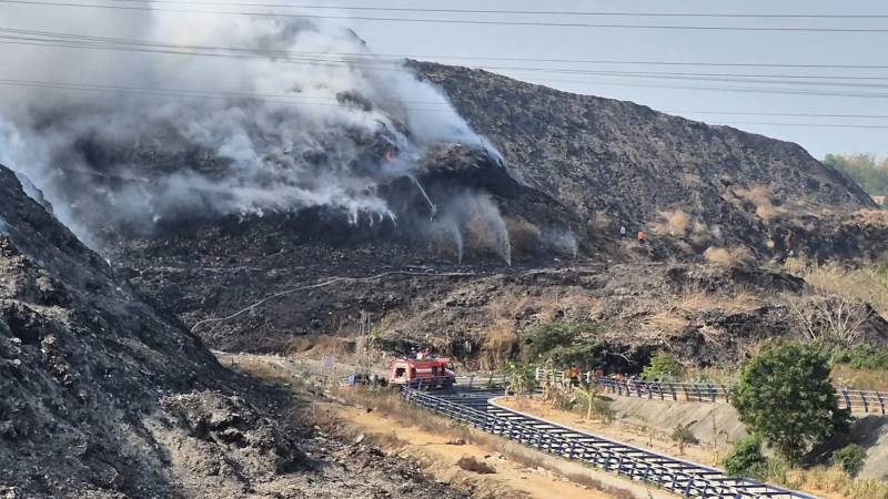 TPA Putri Cempo Solo Terbakar Lagi